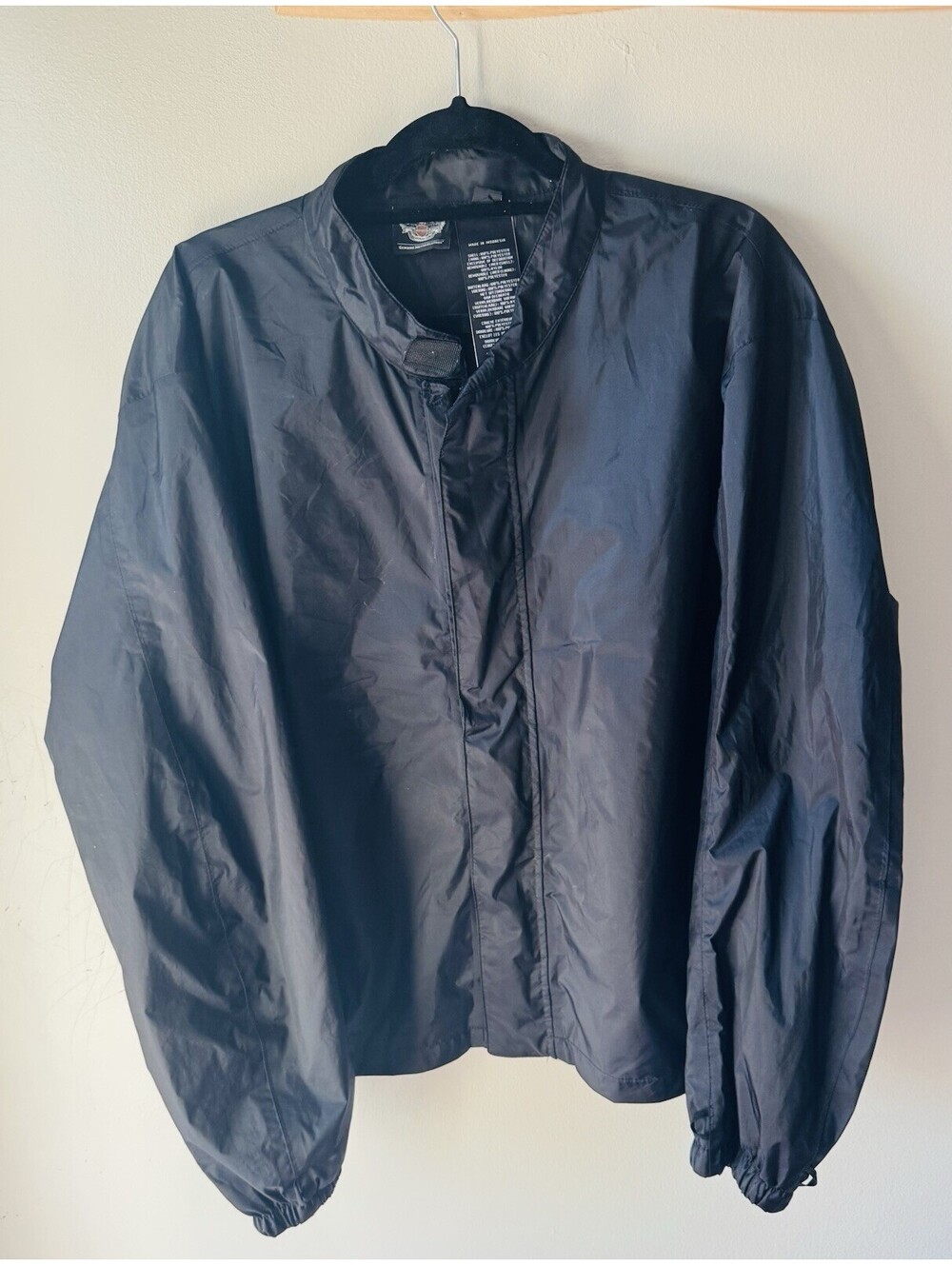 Rare VTG HARLEY DAVIDSON Motorcycles Motor Clothes Windbreaker Jacket Size XL